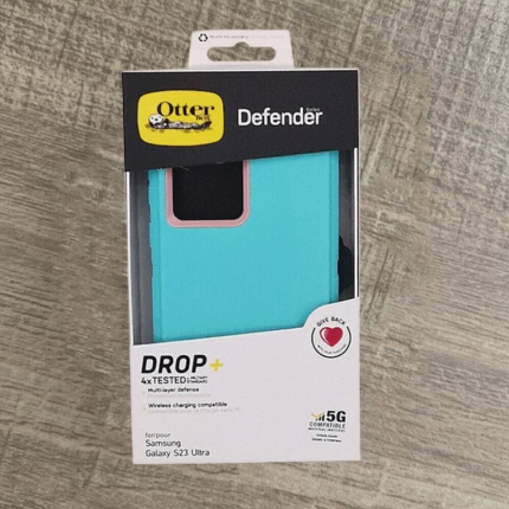 Otterbox Defender Blue Case for Samsung Galaxy S23 Ultra